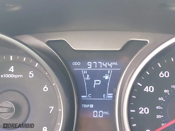 2016 Hyundai Veloster with VIN KMHTC6AD6GU251094, listed as a IAAI auction lot 41971550 with 97,744 mi miles. Bid and sale history available at carsss.com. Image 15.