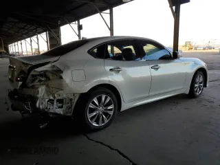2013 Infiniti M37 with VIN JN1BY1AR5DM604780, listed as a Copart auction lot 87883145 with 94,399 mi miles and Salvage Title. Bid and sale history available at carsss.com. Image 3.