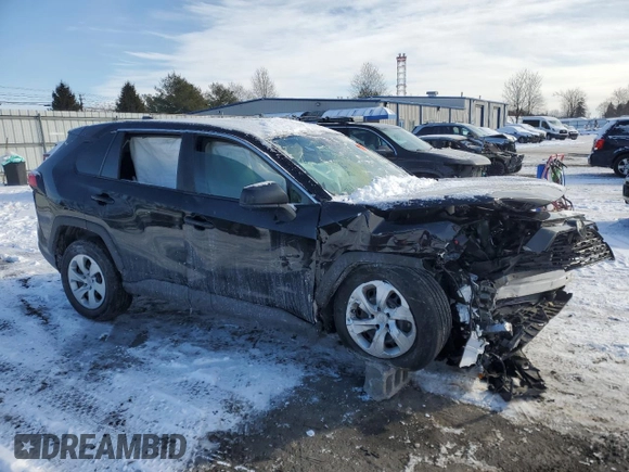 2023 Toyota RAV4 LE with VIN 2T3H1RFV9PC228612, listed as a Copart auction lot 41923175 with 0 mi miles and Salvage Title. Bid and sale history available at carsss.com. Image 4.