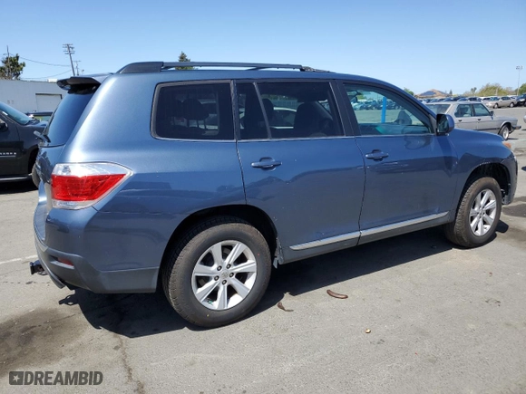 2013 Toyota Highlander with VIN 5TDZA3EHXDS033935, listed as a Copart auction lot 52167225 with 162,564 mi miles and Salvage Title. Bid and sale history available at carsss.com. Image 3.