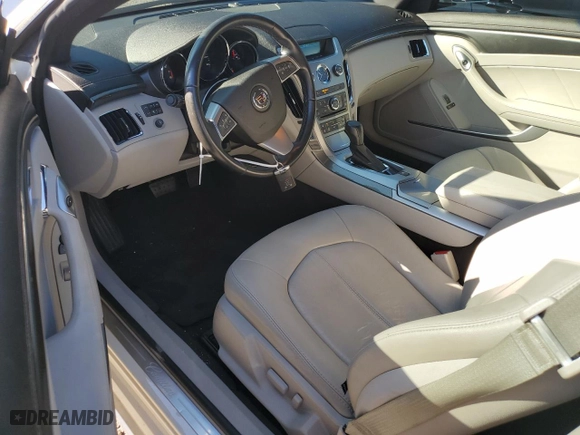 2012 Cadillac CTS Coupe with VIN 1G6DA1E36C0153786, listed as a Copart auction lot 41598355 with 63,985 mi miles and Salvage Title. Bid and sale history available at carsss.com. Image 8.