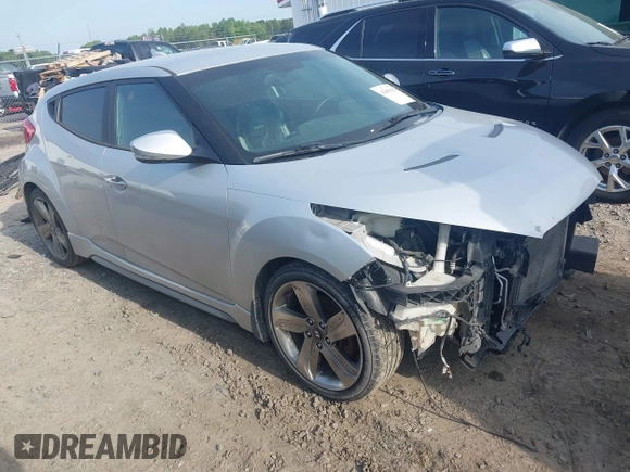 2013 Hyundai Veloster Turbo with VIN KMHTC6AE4DU157798, listed as a IAAI auction lot 42001561 with 163,370 mi miles and . Bid and sale history available at DreamBid. Image 1.