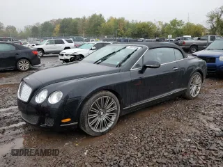 2010 Bentley Continental GT with VIN SCBDP3ZA9AC062817, listed as a Copart auction lot 73522504 with 82,791 mi miles and Clean Title. Bid and sale history available at DreamBid. Image 1.
