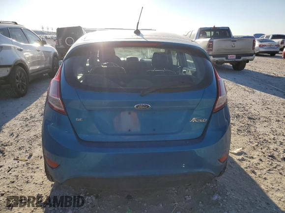 2016 Ford Fiesta SE with VIN 3FADP4EJ7GM203325, listed as a Copart auction lot 46522325 with 33,002 mi miles and Salvage Title. Bid and sale history available at carsss.com. Image 6.