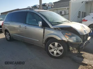 2004 Nissan Quest SE with VIN 5N1BV28U24N370402, listed as a Copart auction lot 74610584 with 0 mi miles and Salvage Title. Bid and sale history available at carsss.com. Image 4.