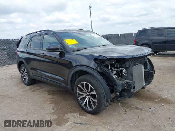 2020 Ford Explorer ST with VIN 1FM5K8GC0LGA11666, listed as a IAAI auction lot 41905536 with 98,620 mi miles and . Bid and sale history available at DreamBid. Image 1.