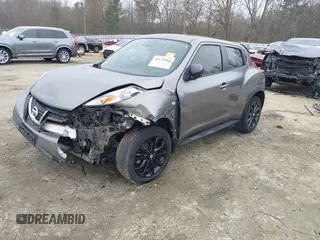 2013 Nissan Juke S with VIN JN8AF5MR9DT213627, listed as a IAAI auction lot 41132886 with 111,453 mi miles. Bid and sale history available at carsss.com. Image 19.