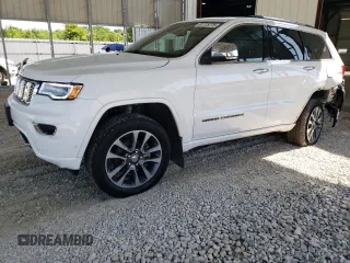 2018 Jeep Grand Cherokee Overland with VIN 1C4RJFCG4JC425589, listed as a Copart auction lot 61775775 with 102,040 mi miles and Salvage title. Bid and sale history available at DreamBid. Image 1.