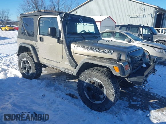 2004 Jeep Wrangler Sahara with VIN 1J4FA59S94P731123, listed as a IAAI auction lot 41288284 with 138,515 mi miles and . Bid and sale history available at DreamBid. Image 1.