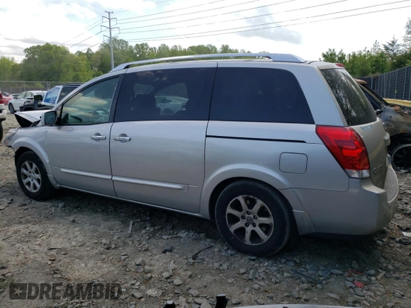 2008 Nissan Quest S z VIN 5N1BV28U28N123399, wystawiony jako Copart lot #54991765 z przebiegiem 136 628 mil mil oraz Szkoda całkowita • Salvage title. Historia ofert i sprzedaży dostępna na DreamBid. Obrazek 2.