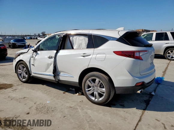 2021 Acura RDX w/Advance Package with VIN 5J8TC2H74ML034739, listed as a Copart auction lot 47019575 with 940 mi miles and Salvage Title. Bid and sale history available at carsss.com. Image 2.