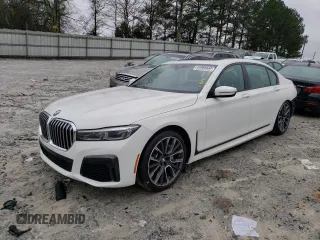 2020 BMW 7 Series 740i with VIN WBA7T2C09LGL18091, listed as a Copart auction lot 41369533 with 5,932 mi miles. Bid and sale history available at carsss.com. Image 1.