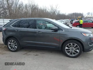 2015 Ford Edge Titanium with VIN 2FMPK4K81FBB77114, listed as a IAAI auction lot 41889975 with 106,282 mi miles. Bid and sale history available at carsss.com. Image 13.