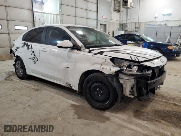 2019 Kia Rio S with VIN 3KPA24AB5KE219455, listed as a Copart auction lot 54627654 with 104,464 mi miles and Salvage Title. Bid and sale history available at carsss.com. Image 4.