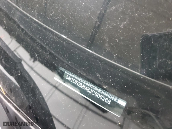 2018 Nissan Pathfinder SV with VIN 5N1DR2MM8JC606268, listed as a Copart auction lot 48421475 with 63,021 mi miles and Salvage Title. Bid and sale history available at carsss.com. Image 13.
