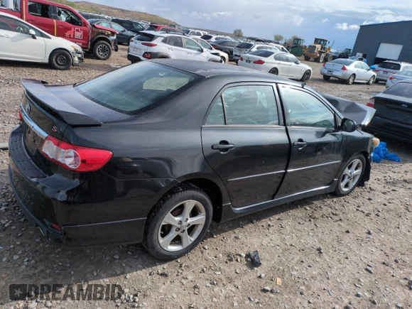 2013 Toyota Corolla L with VIN 5YFBU4EE4DP076325, listed as a Copart auction lot 53501975 with 0 mi miles and Salvage Title. Bid and sale history available at carsss.com. Image 3.
