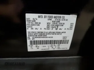 2017 Ford Explorer XLT z VIN 1FM5K8DH4HGA14335, wystawiony jako Copart lot #62102425 z przebiegiem 135 191 mil mil oraz Szkoda całkowita • Salvage title. Historia ofert i sprzedaży dostępna na DreamBid. Obrazek 13.