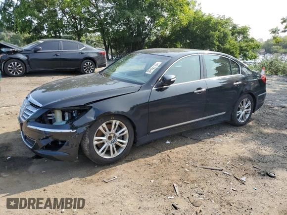 2012 Hyundai Genesis 4.6L with VIN KMHGC4DF6CU175762, listed as a Copart auction lot 67151194 with 169,838 mi miles and Salvage Title. Bid and sale history available at carsss.com. Image 1.