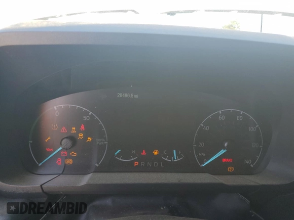 2024 Ford Maverick XLT with VIN 3FTTW8H33RRB19148, listed as a Copart auction lot 58040905 with 28,496 mi miles and Salvage title. Bid and sale history available at DreamBid. Image 9.