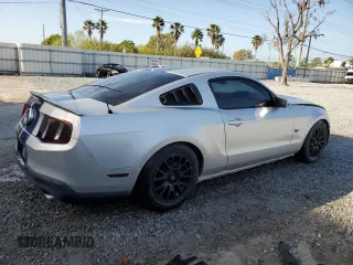 2012 Ford Mustang V6 Premium with VIN 1ZVBP8AM4C5248616, listed as a Copart auction lot 47781455 with 140,558 mi miles and Salvage Title. Bid and sale history available at carsss.com. Image 3.