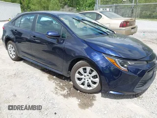 2024 Toyota Corolla LE with VIN 5YFB4MDE4RP174828, listed as a IAAI auction lot 42120859 with 25,941 mi miles. Bid and sale history available at carsss.com. Image 1.