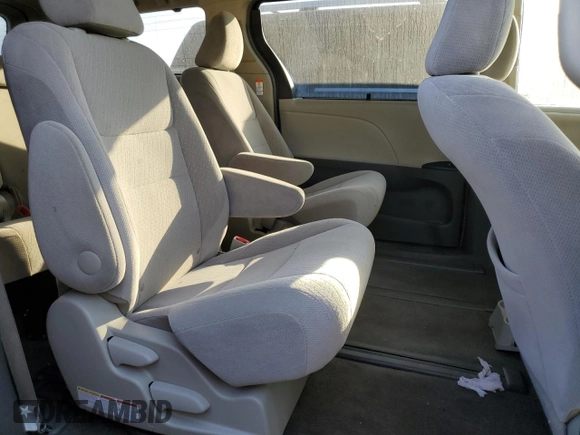 2016 Toyota Sienna LE with VIN 5TDJK3DC4GS138362, listed as a Copart auction lot 74980834 with 0 mi miles and Non Repairable. Bid and sale history available at carsss.com. Image 11.