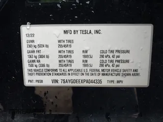 2023 Tesla Model Y Long Range with VIN 7SAYGDEEXPA044335, listed as a IAAI auction lot 42350159 with 26,731 mi miles and . Bid and sale history available at DreamBid. Image 9.