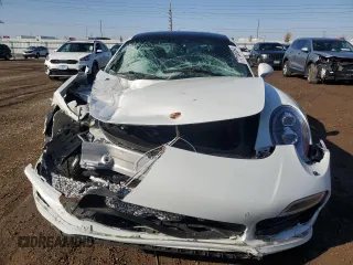 2015 Porsche 911 Turbo S with VIN WP0AD2A9XFS160370, listed as a Copart auction lot 77165054 with 19,235 mi miles and Salvage Title. Bid and sale history available at DreamBid. Image 5.