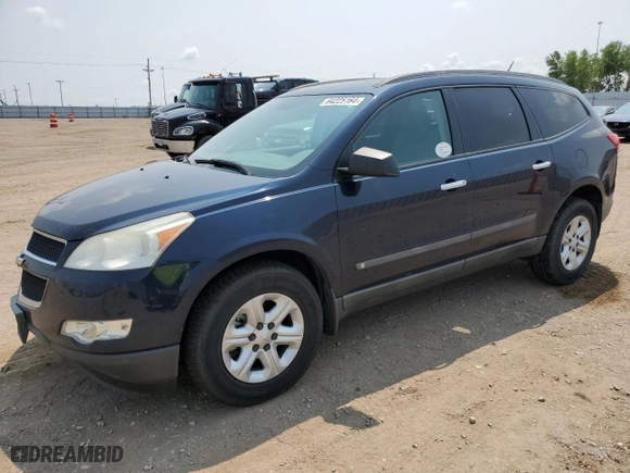 2009 Chevrolet Traverse LS with VIN 1GNEV13D49S157180, listed as a Copart auction lot 64225164 with 131,411 mi miles and Salvage Title. Bid and sale history available at carsss.com. Image 1.