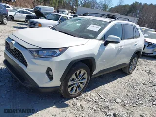 2021 Toyota RAV4 XLE Premium with VIN 2T3C1RFV0MW127432, listed as a IAAI auction lot 41646469 with 28,594 mi miles. Bid and sale history available at carsss.com. Image 2.