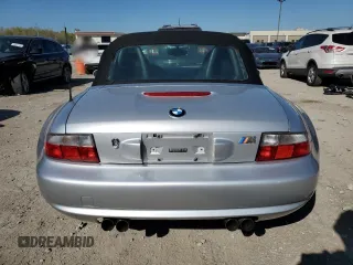 2000 BMW Z3 M 3.2L with VIN WBSCK9349YLC93283, listed as a Copart auction lot 76536174 with 38,049 mi miles and Clean Title. Bid and sale history available at carsss.com. Image 6.