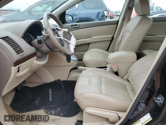 2010 Nissan Sentra SL with VIN 3N1AB6AP2AL664465, listed as a Copart auction lot 57750475 with 155,892 mi miles and Salvage title. Bid and sale history available at DreamBid. Image 7.