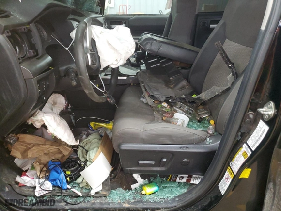 2014 Toyota Tundra 4WD Truck SR5 with VIN 5TFDW5F18EX351282, listed as a Copart auction lot 46852485 with NaN miles and Salvage Title. Bid and sale history available at carsss.com. Image 7.