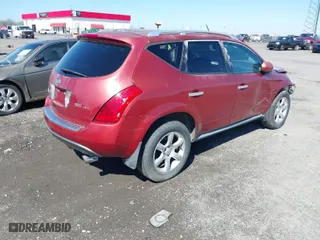 2006 Nissan Murano SL with VIN JN8AZ08W56W532907, listed as a IAAI auction lot 41752729 with 155,320 mi miles. Bid and sale history available at carsss.com. Image 4.