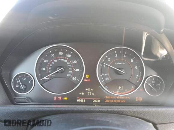 2016 BMW 4 Series 428i with VIN WBA3N7C58GK225681, listed as a Copart auction lot 87835985 with 67,683 mi miles and Salvage Title. Bid and sale history available at carsss.com. Image 9.