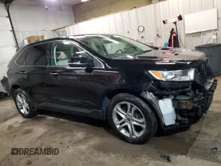 2017 Ford Edge Titanium with VIN 2FMPK4K97HBB69479, listed as a Copart auction lot 50074125 with 115,976 mi miles and Salvage Title. Bid and sale history available at carsss.com. Image 4.