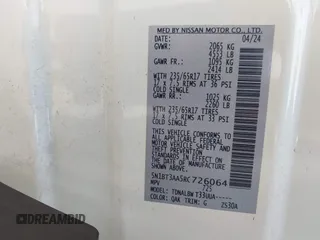 2024 Nissan Rogue S z VIN 5N1BT3AA5RC726064, wystawiony jako IAAI lot #42114661 z przebiegiem 4 306 mil mil oraz . Historia ofert i sprzedaży dostępna na DreamBid. Obrazek 9.