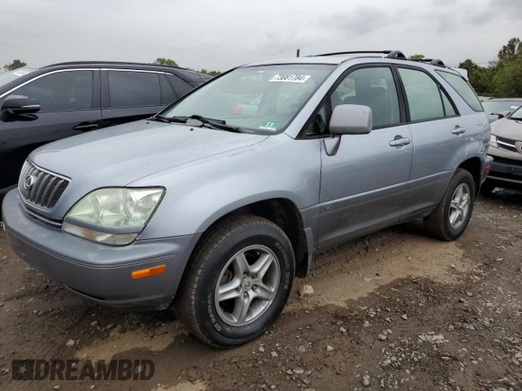 2002 Lexus RX 300 with VIN JTJHF10U720284642, listed as a Copart auction lot 73081784 with 234,820 mi miles and Clean Title. Bid and sale history available at carsss.com. Image 1.