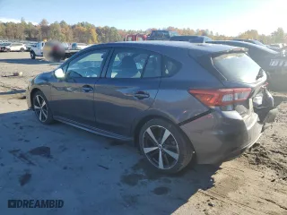 2017 Subaru Impreza Sport with VIN 4S3GTAL65H1718080, listed as a Copart auction lot 76701254 with 128,917 mi miles and Salvage Title. Bid and sale history available at carsss.com. Image 2.