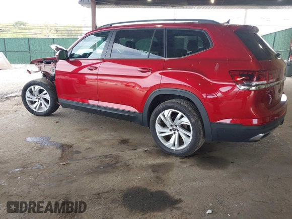 2021 Volkswagen Atlas SE with VIN 1V2KR2CA3MC559155, listed as a IAAI auction lot 42161105 with 35,039 mi miles and . Bid and sale history available at DreamBid. Image 3.