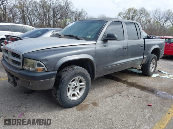 2002 Dodge Dakota Sport with VIN 1B7HG38N92S663249, listed as a IAAI auction lot 41912626 with 240,019 mi miles. Bid and sale history available at carsss.com. Image 2.