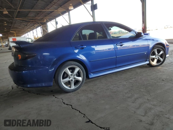 2004 Mazda Mazda6 s with VIN 1YVHP80D145N16404, listed as a Copart auction lot 44018745 with 202,197 mi miles and Salvage Title. Bid and sale history available at carsss.com. Image 3.
