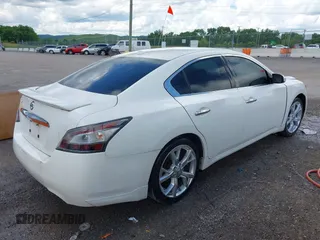 2012 Nissan Maxima SV with VIN 1N4AA5AP0CC841187, listed as a IAAI auction lot 42241646 with 169,211 mi miles and . Bid and sale history available at DreamBid. Image 4.