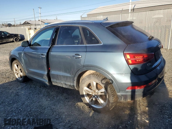 2016 Audi Q3 with VIN WA1JFCFS1GR018195, listed as a Copart auction lot 48454905 with 166,757 mi miles and Salvage title. Bid and sale history available at DreamBid. Image 2.
