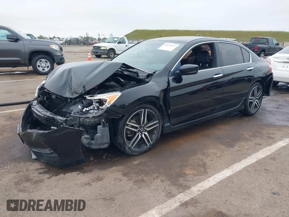 2017 Honda Accord Sedan Sport with VIN 1HGCR2F51HA049314, listed as a IAAI auction lot 42074357 with 147,914 mi miles. Bid and sale history available at carsss.com. Image 17.
