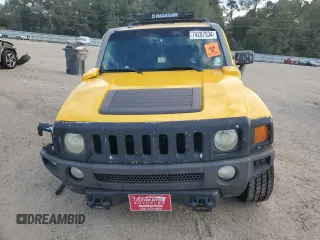 2007 Hummer H3 SUV with VIN 5GTDN13EX78147544, listed as a Copart auction lot 74287534 with 0 mi miles and Salvage Title. Bid and sale history available at carsss.com. Image 5.