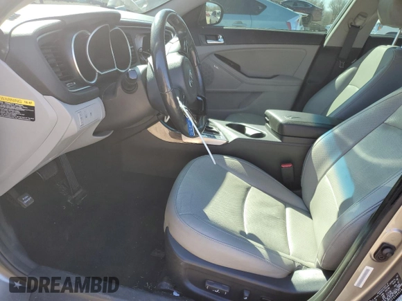 2015 Kia Optima EX with VIN 5XXGN4A76FG399829, listed as a Copart auction lot 46929805 with 105,412 mi miles and Salvage Title. Bid and sale history available at carsss.com. Image 7.