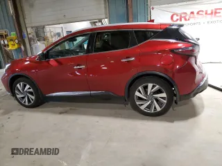 2021 Nissan Murano SL with VIN 5N1AZ2CS6MC127547, listed as a Copart auction lot 51979505 with 42,148 mi miles and Salvage Title. Bid and sale history available at DreamBid. Image 2.