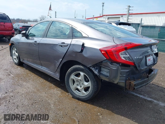 2016 Honda Civic Sedan LX with VIN 19XFC2F57GE218258, listed as a IAAI auction lot 41900810 with 53,116 mi miles. Bid and sale history available at carsss.com. Image 3.