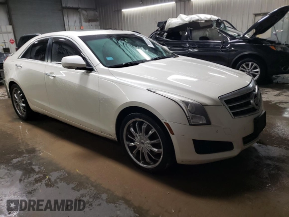 2013 Cadillac ATS Luxury with VIN 1G6AH5R37D0115727, listed as a Copart auction lot 79068334 with 169,749 mi miles and Salvage Title. Bid and sale history available at carsss.com. Image 4.